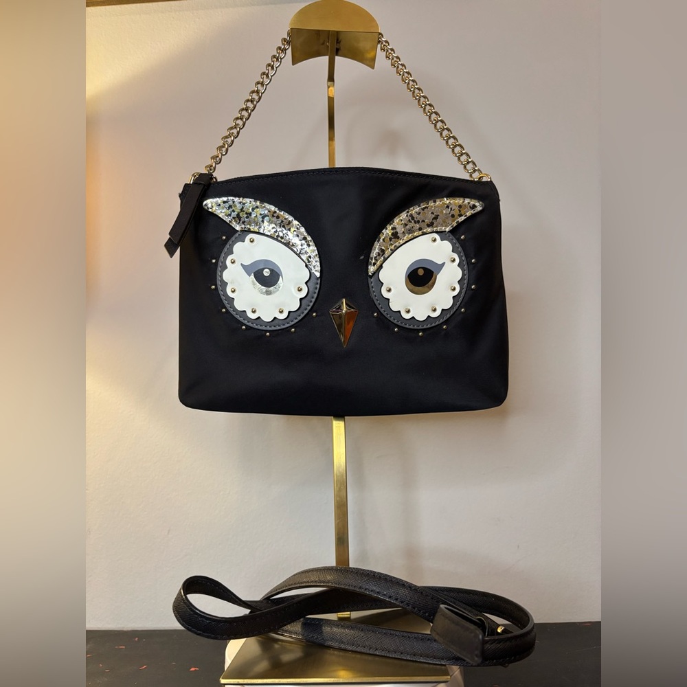 Kate Spade Black Owl Shoulder Bag-Novelty